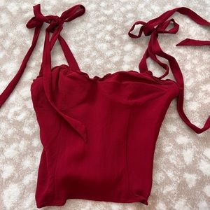 Reformation tie top size 2